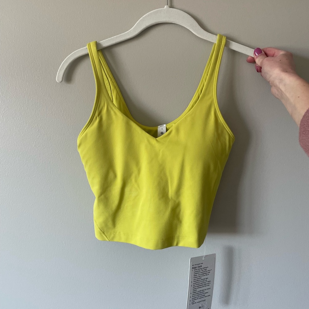Lululemon align tank; new with tags size 4